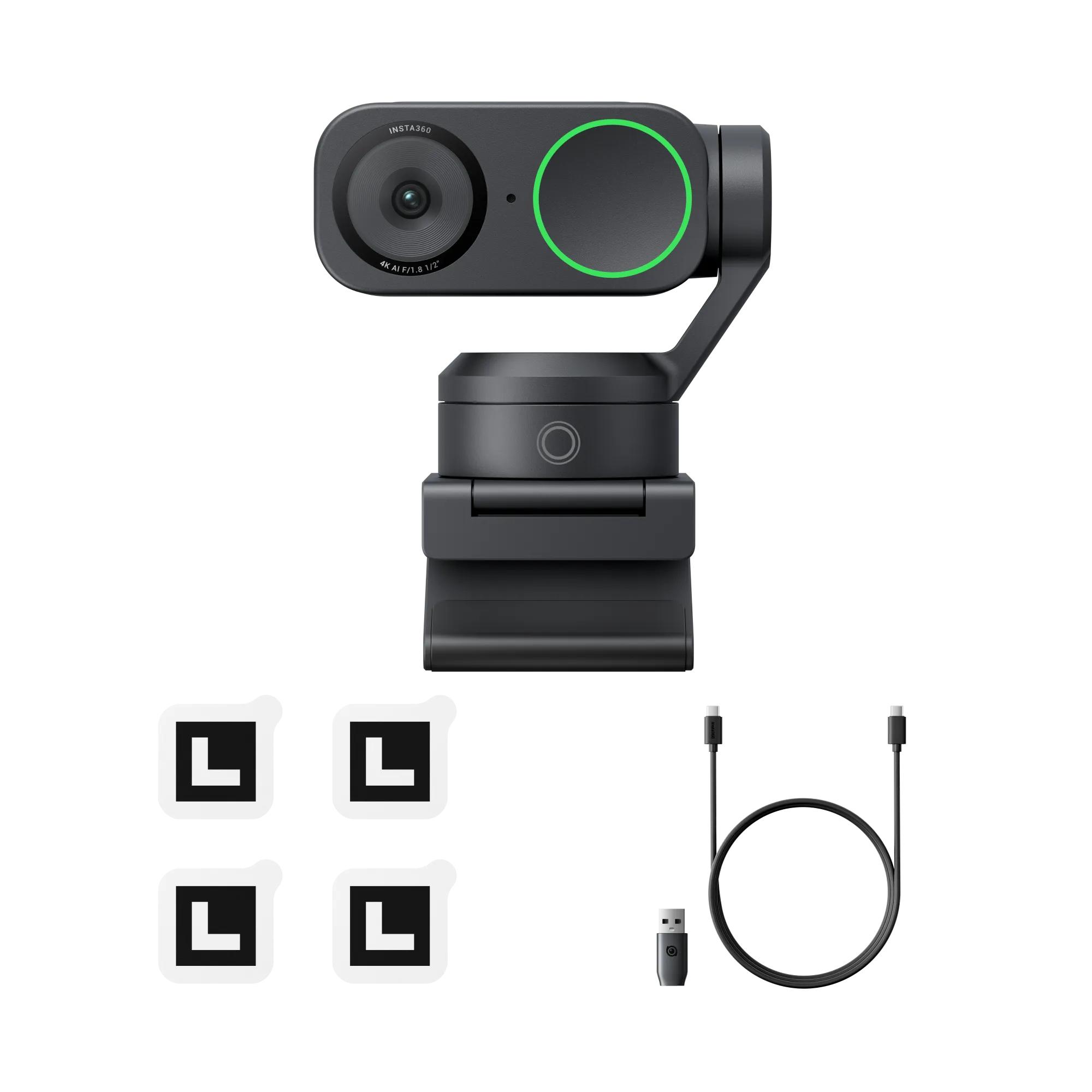  Insta360 Link 2 4K AI Webcam